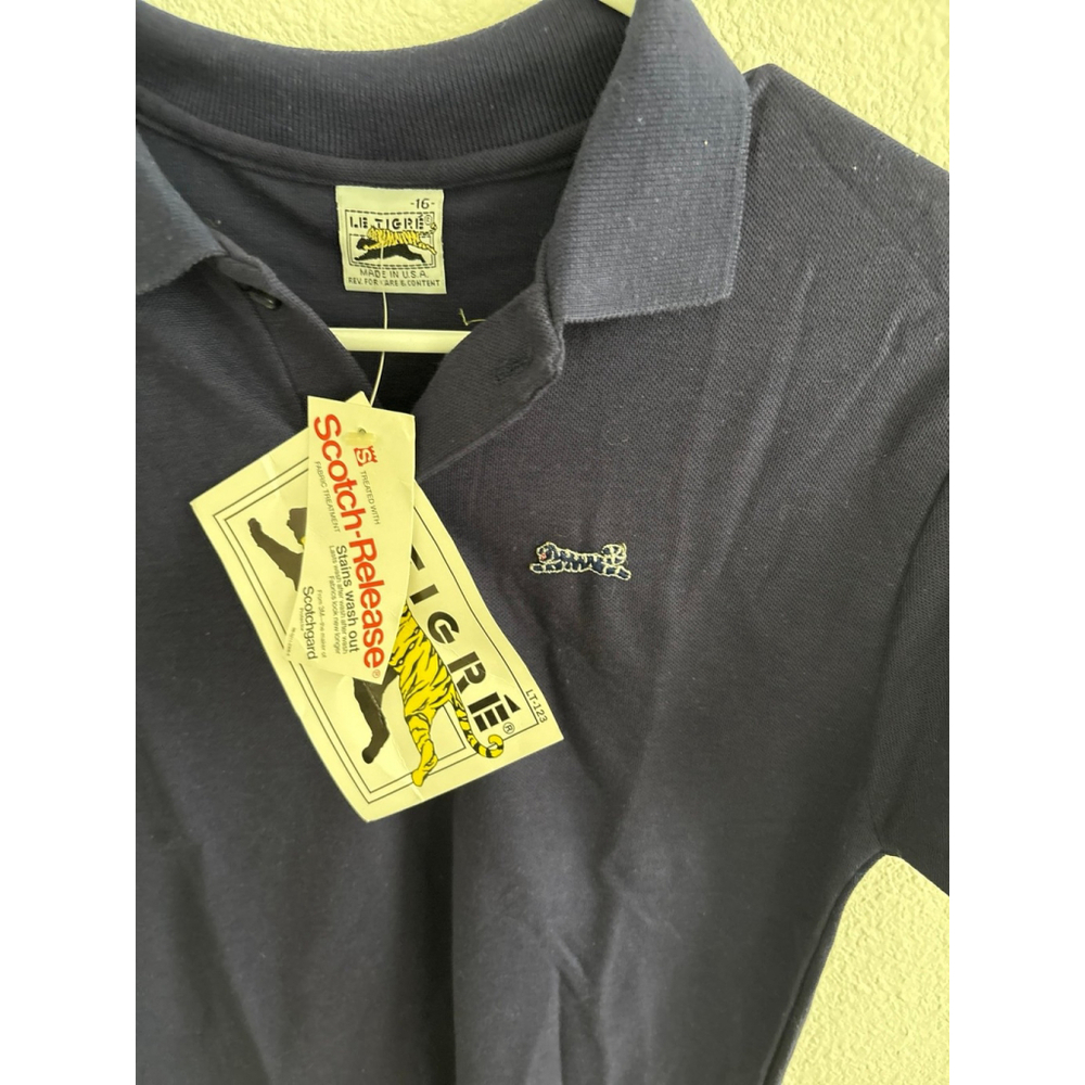 NWT Le Tigre Boy's Polo Shirt size 16 - Picture 3 of 5